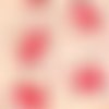 Coupon tissu - tête de renard rouge - coton - 40x50cm