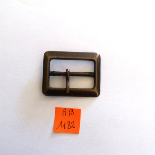1 boucle de ceinture en métal bronze - 30x39mm - ab1182