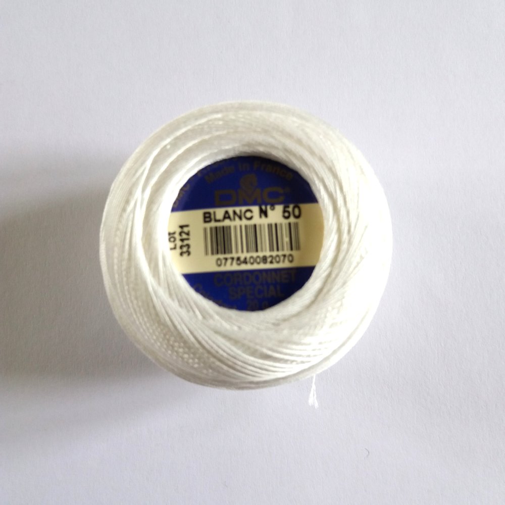 Fil coton pour crochet - cordonnet spécial - écru n°10 - dmc - ab1616 - Un  grand marché
