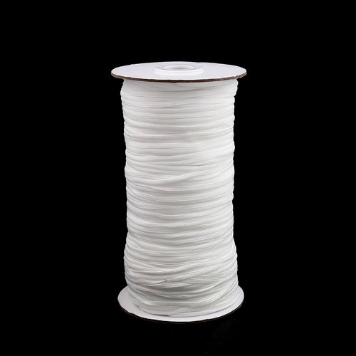 5m d' élastique blanc - polyester - 3mm