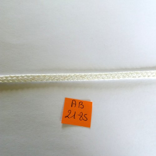 1m de cordelette blanc - 5mm - ab2185