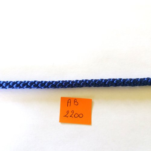 1m de corde tressée bleu roi - stephanoise - 8mm - ab2200