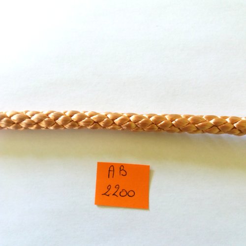 1m de corde tressée saumon - stephanoise - 8mm - ab2200