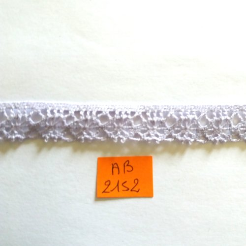 1m de dentelle mauve - stephanoise - 15mm de large - ab2152