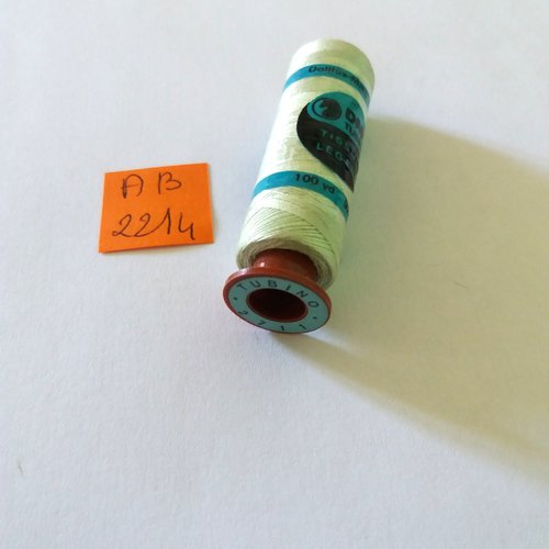 Fil coton vert clair 2711 - dmc - tubino 92m - ab2214