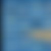 Coupon tissu - chats fond bleu - coton - 50x40cm