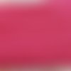 2m ruban croquet serpentine - rose bonbon - polycoton - 5mm