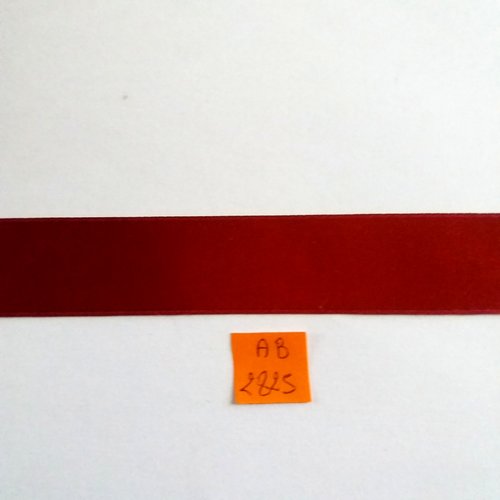 1m de ruban satin double face - rouge foncé/bordeaux - stephanoise - polyester - 25mm - ab2825