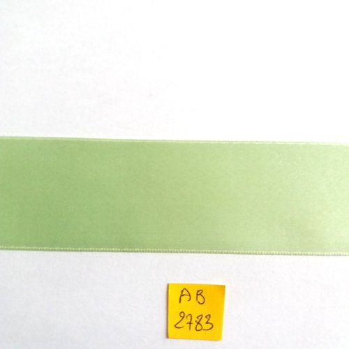 2m de ruban satin double face vert d'eau - stephanoise - polyester - 38mm - ab2783