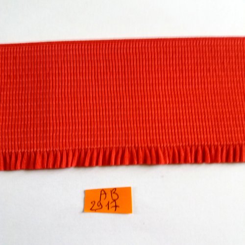 1m de bord cote rouge pour vètement - 60mm - ab2917