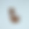 Thermocollant - chat marron - 80x40mm - écusson à coudre - e131