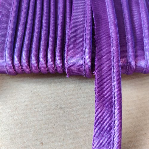 Passepoil satin violet - 12mm - vendu au mètre - p04