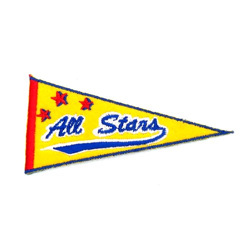 Thermocollant - all starts - 95x40mm - écusson à coudre - e209