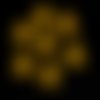 7 boutons fantaisies en résine - ourson jaune moutarde - 16x19mm- bri524