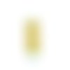Fil de soie naturelle jaune - vintage - sachet 10