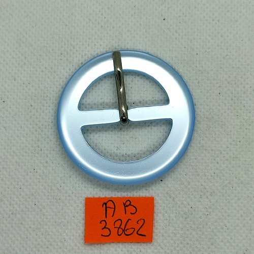 Boucle de ceinture en résine bleu clair - 45mm - ab3862