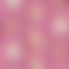 Tissu quilting dashwood studio - wild - médaillon rose animaux , cerf, hérisson, hibou lapin - coton - 10cm/laize