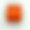 Rouleau de 25m de fil coton ciré orange 1mm - macramé , shamballa ...
