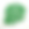 Lot de 80 perles en résine vert et transparent - 12mm
