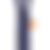 Fermeture éclair- 15cm -  bleu foncé - non séparable