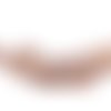 30 perles gemmes - aventurine marron sépia - 4mm