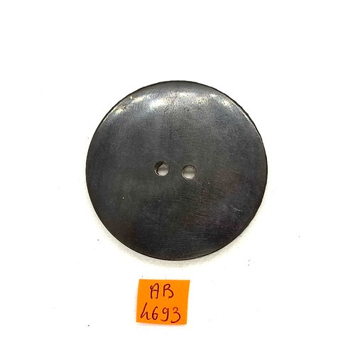 1 bouton en résine noir - 60mm - ab4693