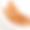 20 perles gemmes - aventurine orange - 6mm