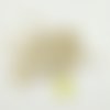 52 boutons en résine ivoire/beige - 9mm - abv7546