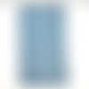 Toile de lin à broder - 12 fils - bleu acier - milpoint - 46x42cm - 100% lin