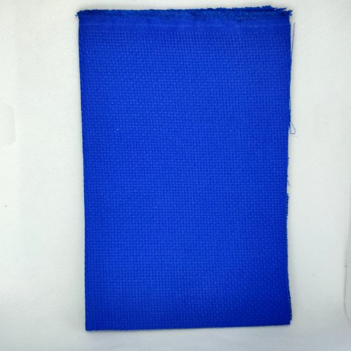 Toile aida à broder 5,5 pts/cm bleu roy - milpoint - 50x40cm - 100% coton