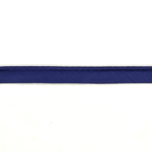 Passepoil satin bleu foncé - 14mm - vendu au mètre - p49
