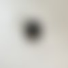 1 perle agate noir / gris- 30x20mm