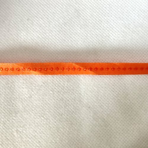 5m de ruban orange - polyester - 8mm