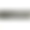 3,20m de ruban fantaisie - vichy noir et blanc - 36mm - bri560