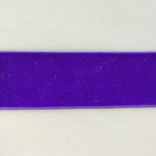 3m de ruban velours violet - 35mm