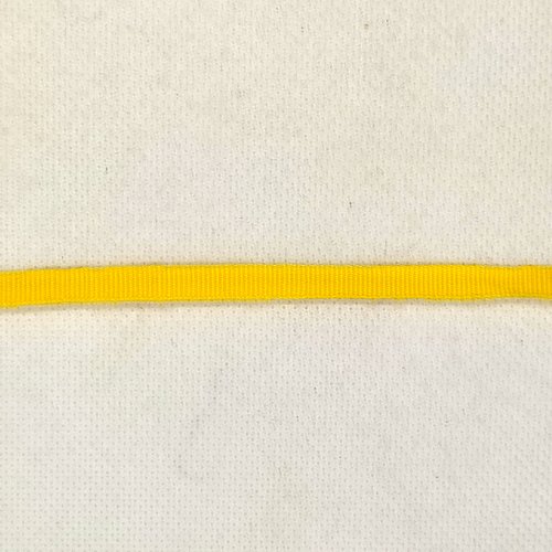 5m de ruban gros grain jaune - 6mm - 1 ou 2 ou 13