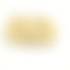 1 broche en corne ou ivoire - vintage - couleur ivoire / blanc cassé - fleur - 28x51mm