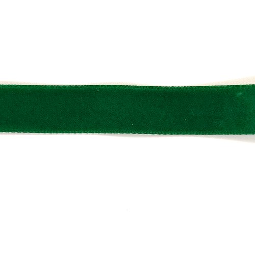 5,60m de ruban velours vert - 15mm