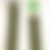 1 fermeture éclair vert non séparable - 55cm - 2625 - maille métal - bri