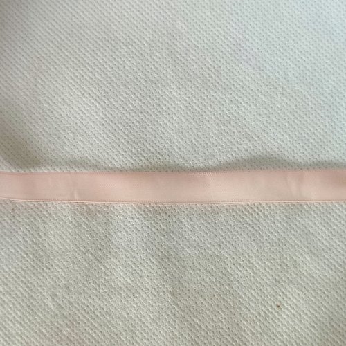 10m de ruban rose clair (saumon) - 10mm