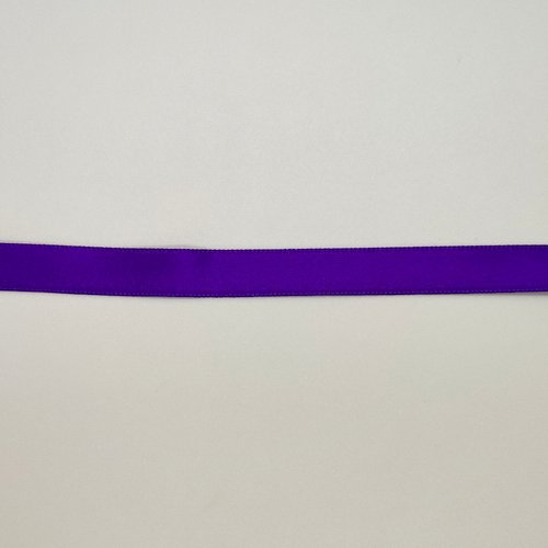 8m de ruban satin double face - violet - 10mm