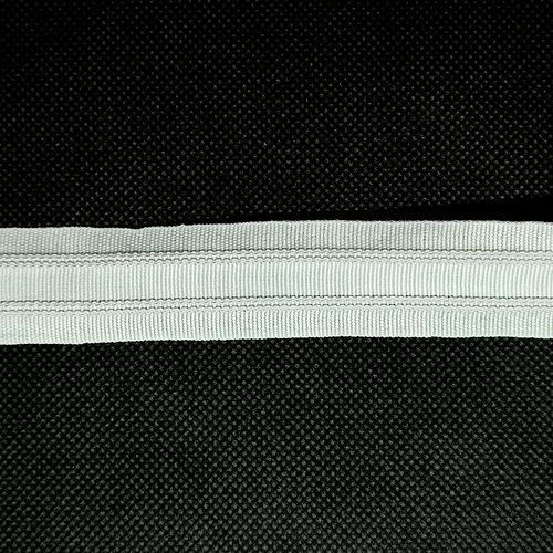 6m de ruban blanc en polyester - 25mm - 12
