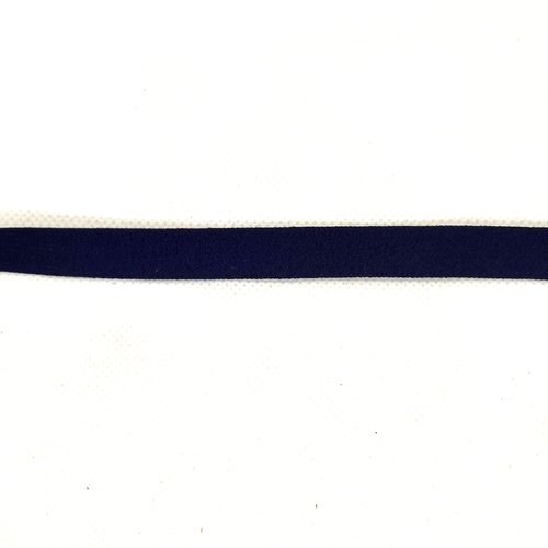 5m de ruban bleu marine un peu extensible - 10mm