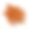 24 boutons en résine marron clair / orange foncé - vintage - 13mm - tr292