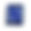 Ecusson à coudre - bleu - 7,5cm - tr655