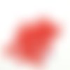 24 boutons en résine rouge clair - vintage - 14mm - tr599