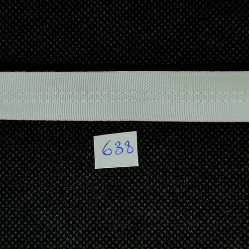 5m ruban blanc - 15mm - tr638