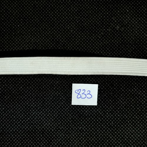9m d' élastique blanc - 12mm - tr833