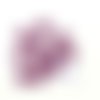 11 boutons en résine lilas foncé - vintage - 12mm - tr820