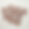 9 boutons en résine vieux rose - vintage - 26mm - tr912